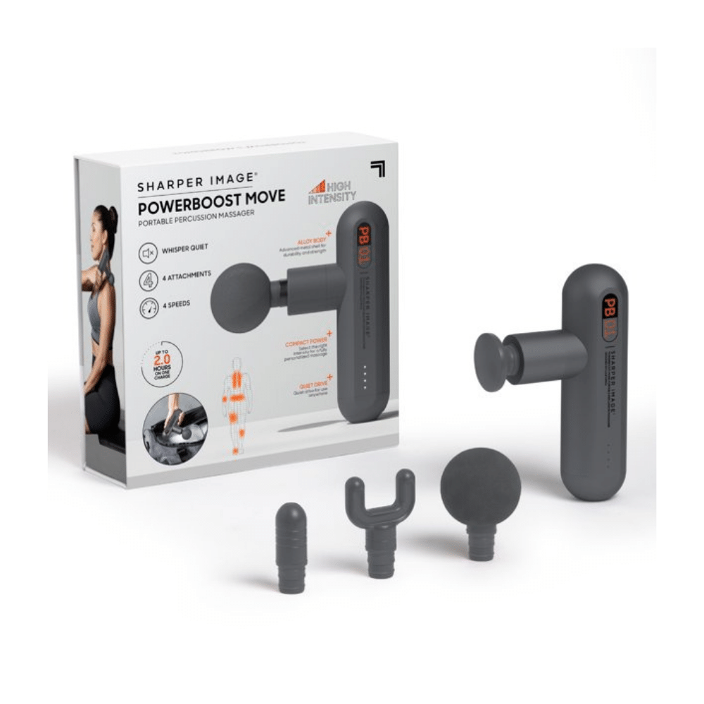 Sharper Image Powerboost Move Deep Tissue Travel Percussion Massager