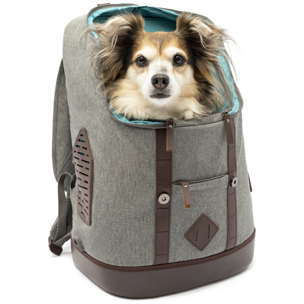 Kurgo K9 Rucksack Dog & Cat Carrier Backpack. Heather Gray