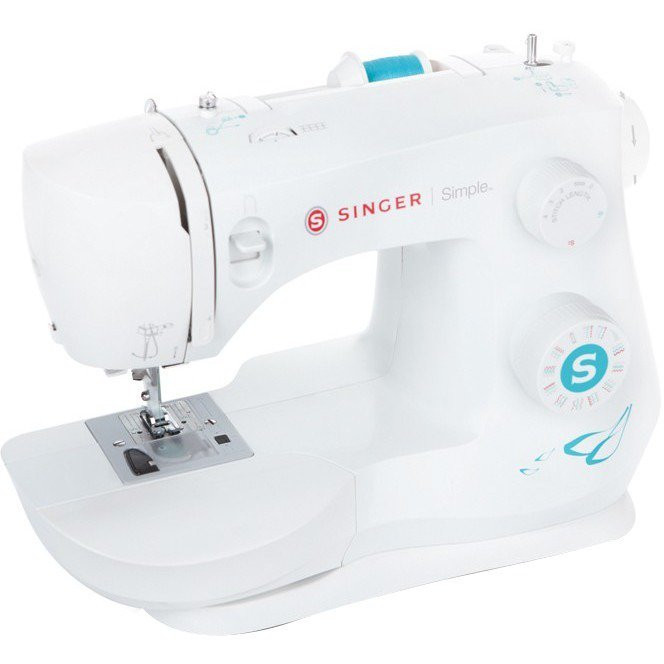 Singer 3337 Simple Mechanical Sewing Machine. White