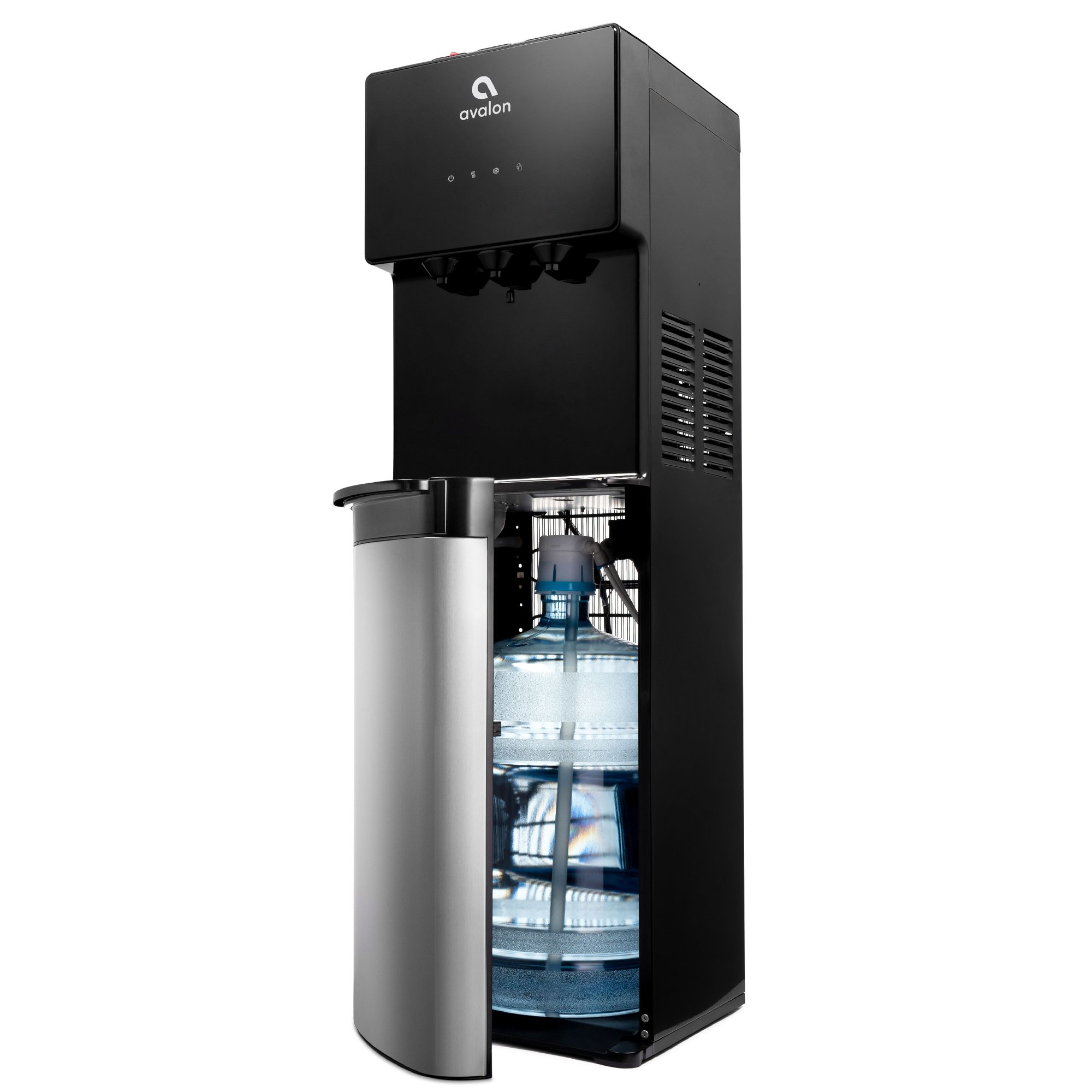 Avalon Bottom Load Water Cooler 3 Temp. Stainless/Black