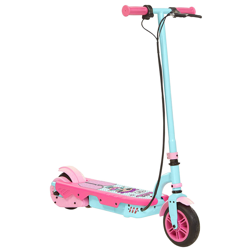 Little Tikes L.O.L. Surprise 550E Rechargeable Electric Scooter with LED Lights. Hand Brakes