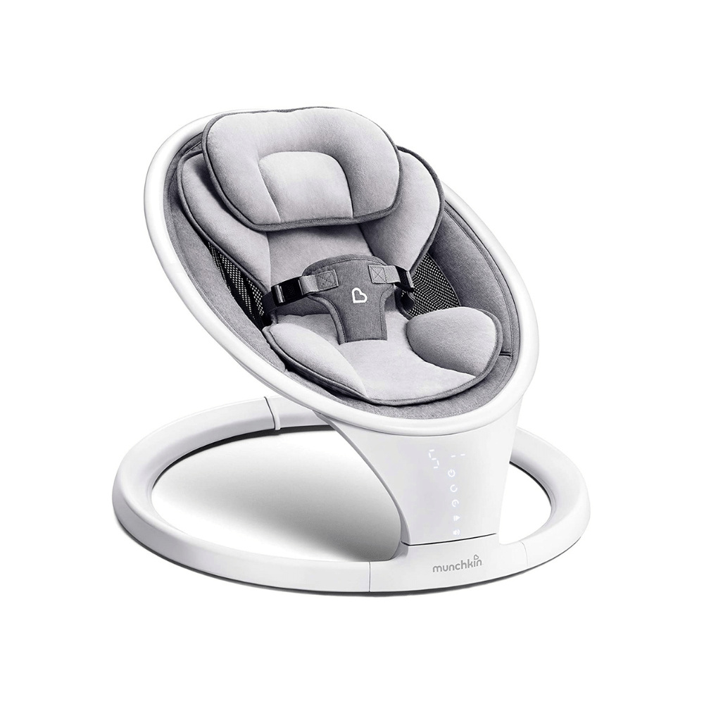Munchkin Bluetooth Enabled Lightweight Baby Swing With Remote Control
