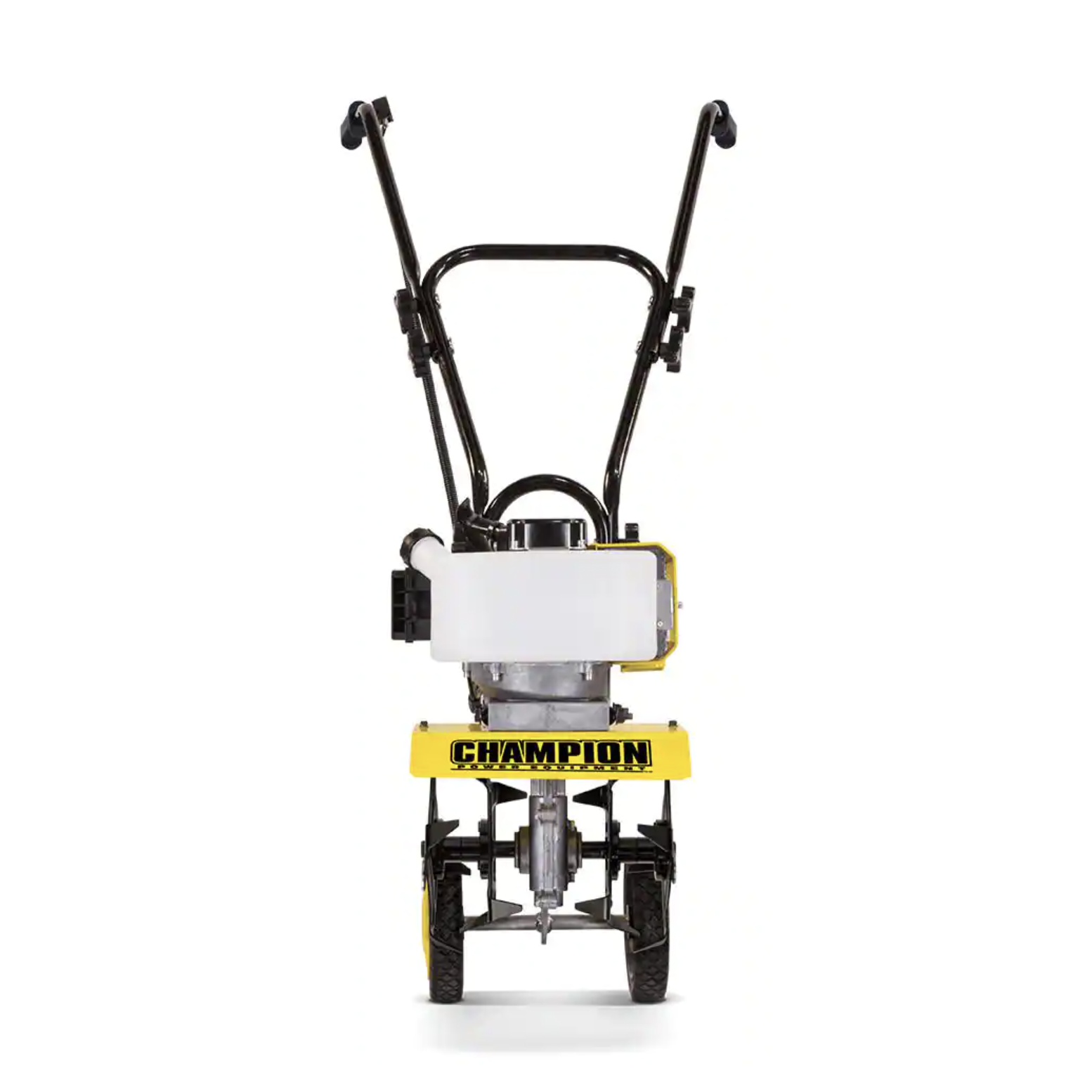 Champion Power Equipment 9.5 in. 43 cc 2-Stroke Portable Gas Garden Tiller Cultivator with Adjustable Depth (100882)