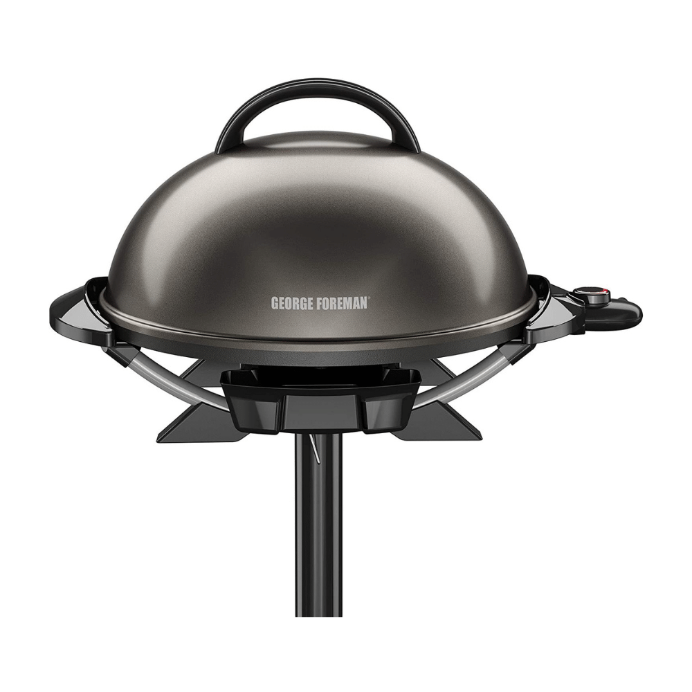 George Foreman 15+ Serving Indoor/Outdoor Electric Grill. Gun Metal (GFO240GM)