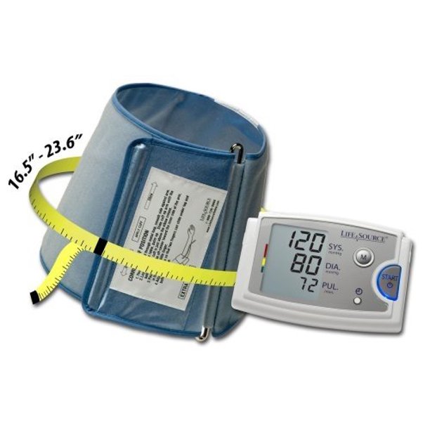 LifeSource Premium Upper Arm Blood Pressure Monitor. XL Cuff