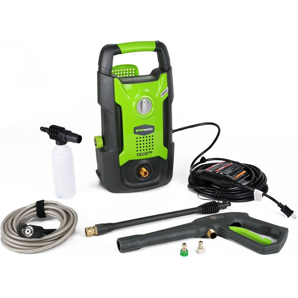 Greenworks 13 Amp 1500-PSI 1.2-GPM Electric Pressure Washer. 5120902