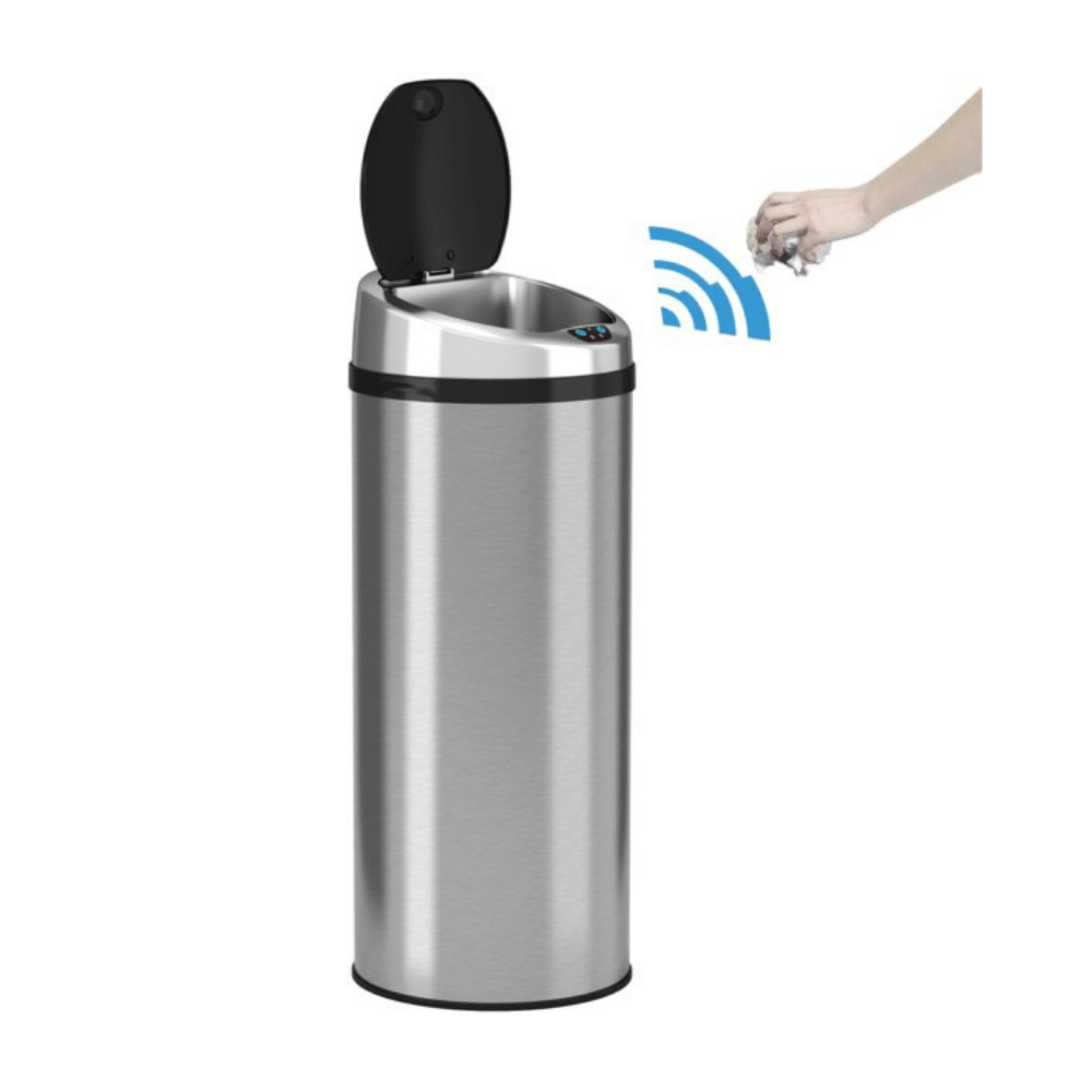 iTouchless Stainless Steel 13 Gallons Motion Sensor Trash Can