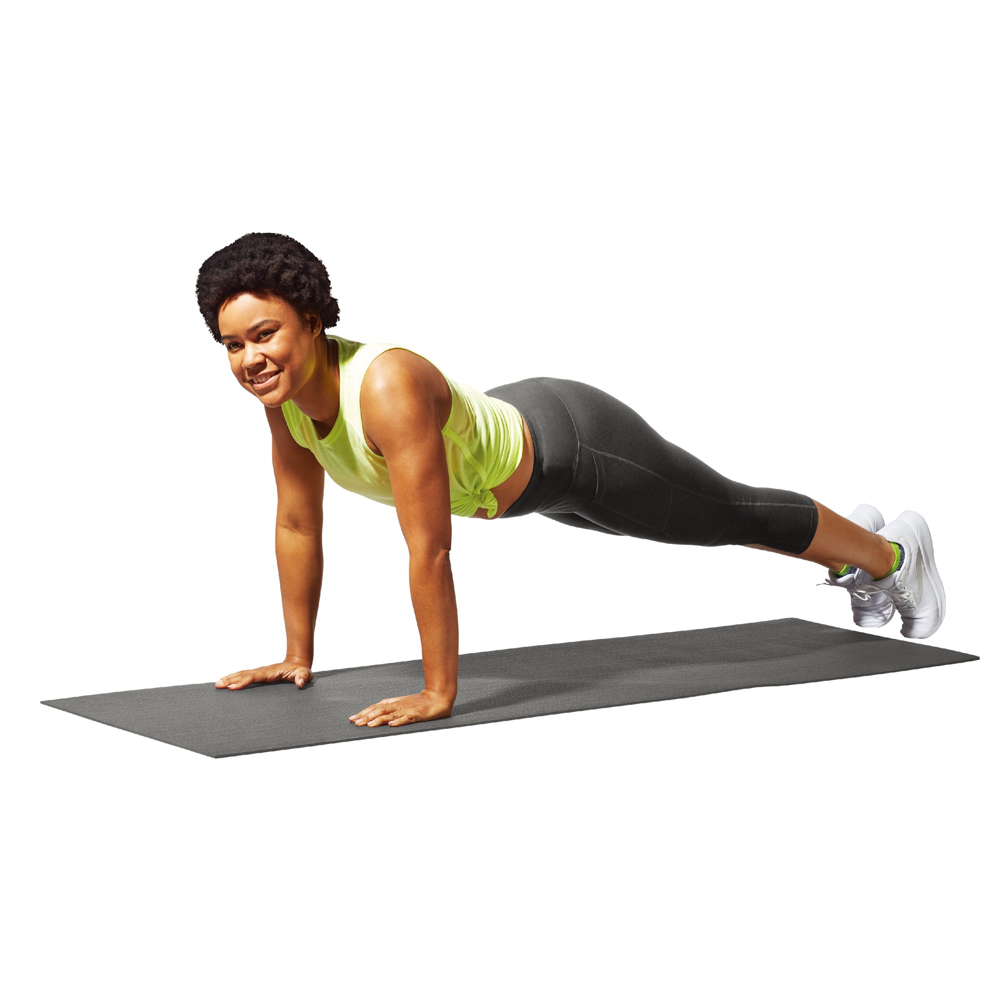 Athletic Works 6MM High Density Pro Mat. 68in x 24in. Black