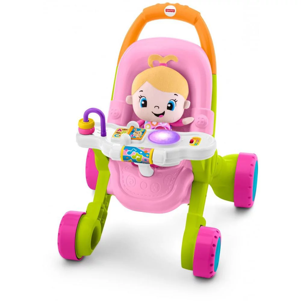 Fisher-Price Stroll ‘n Learn Walker Gift Set with Laugh & Learn Doll
