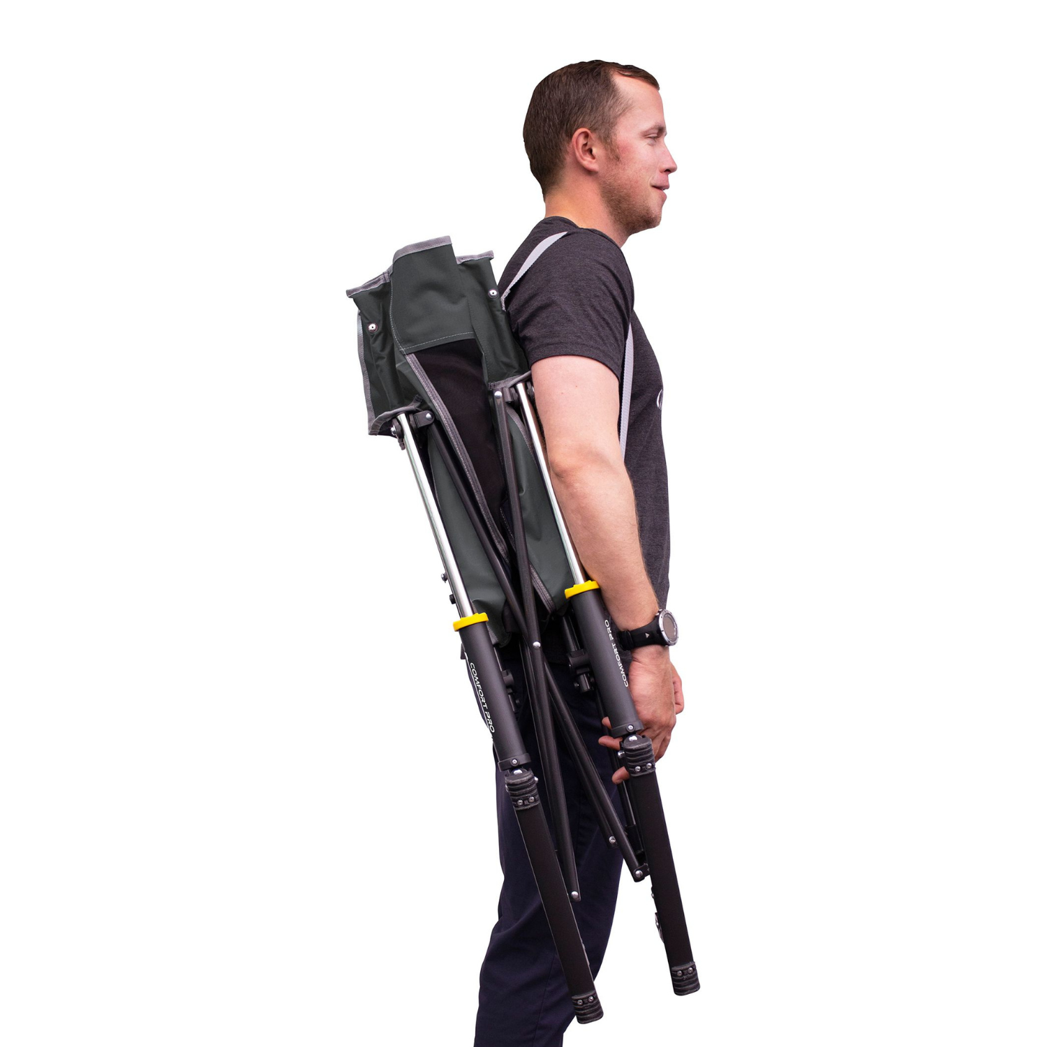 GCI Outdoor Comfort Pro Rocker Chair. Pewter/Maze