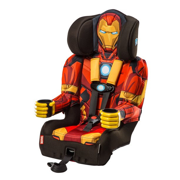 KidsEmbrace Combination Harness Booster Car Seat. Marvel Avengers Iron Man