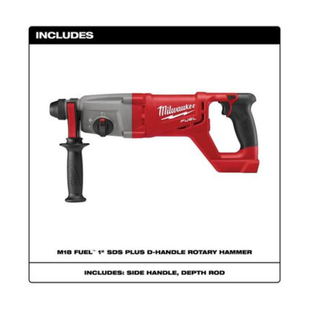 Milwaukee M18 FUEL Cordless 1 in. SDS-Plus D-handle Rotary Hammer