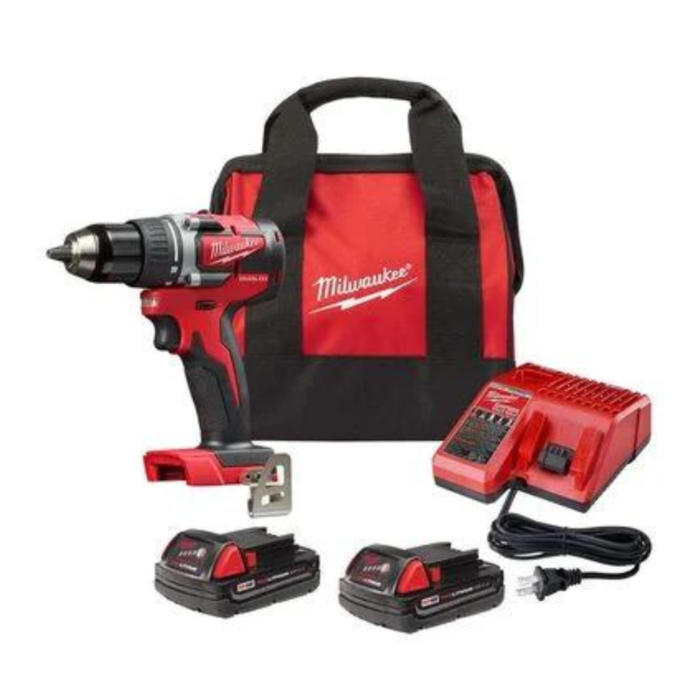 Milwaukee M18 Compact Drill Kit 1/2″ Brushless
