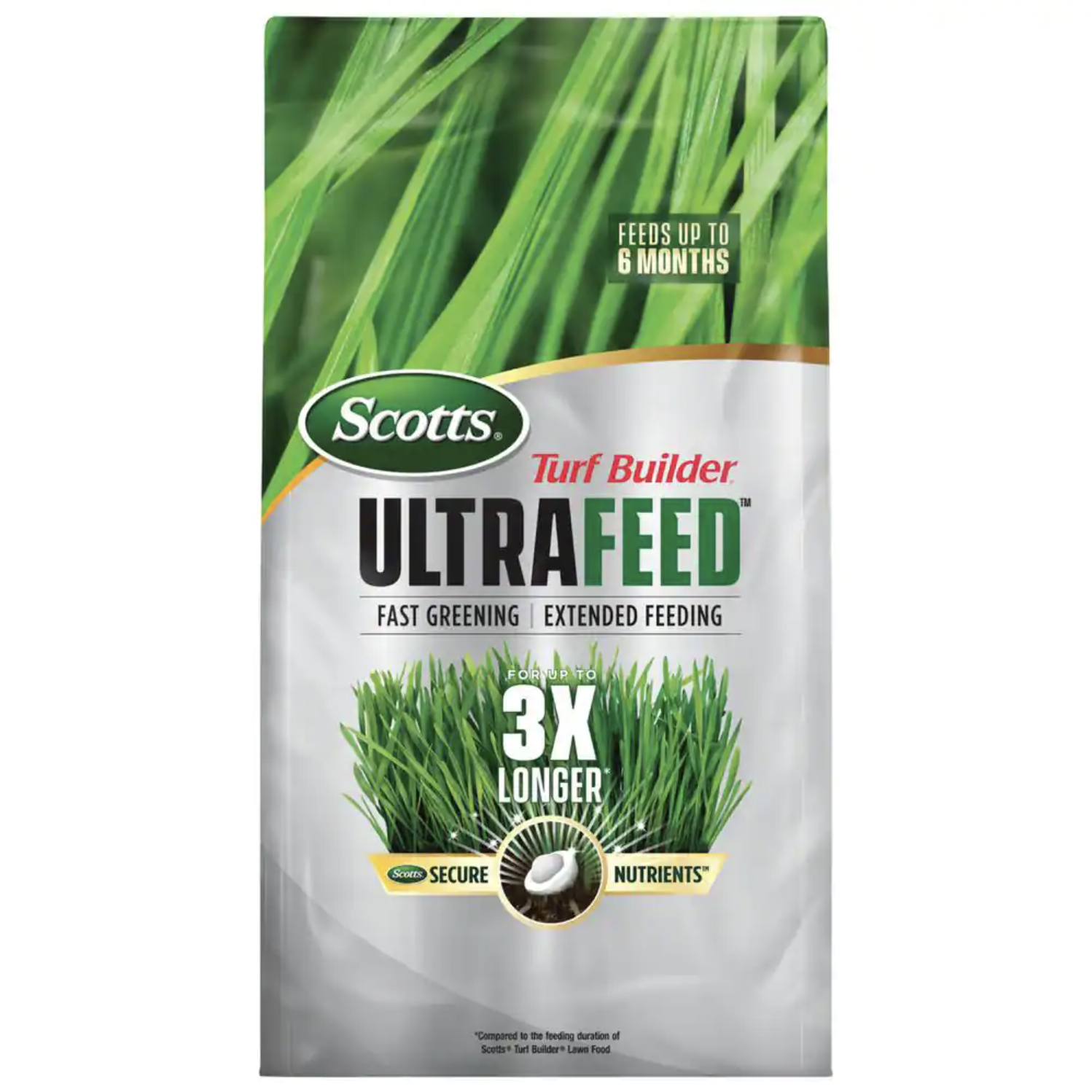 Scotts Turf Builder UltraFeed 40 lbs. Covers Up to 17.778 sq. ft. Long-Lasting Fertilizer Feeds Grass Up to 6 Months