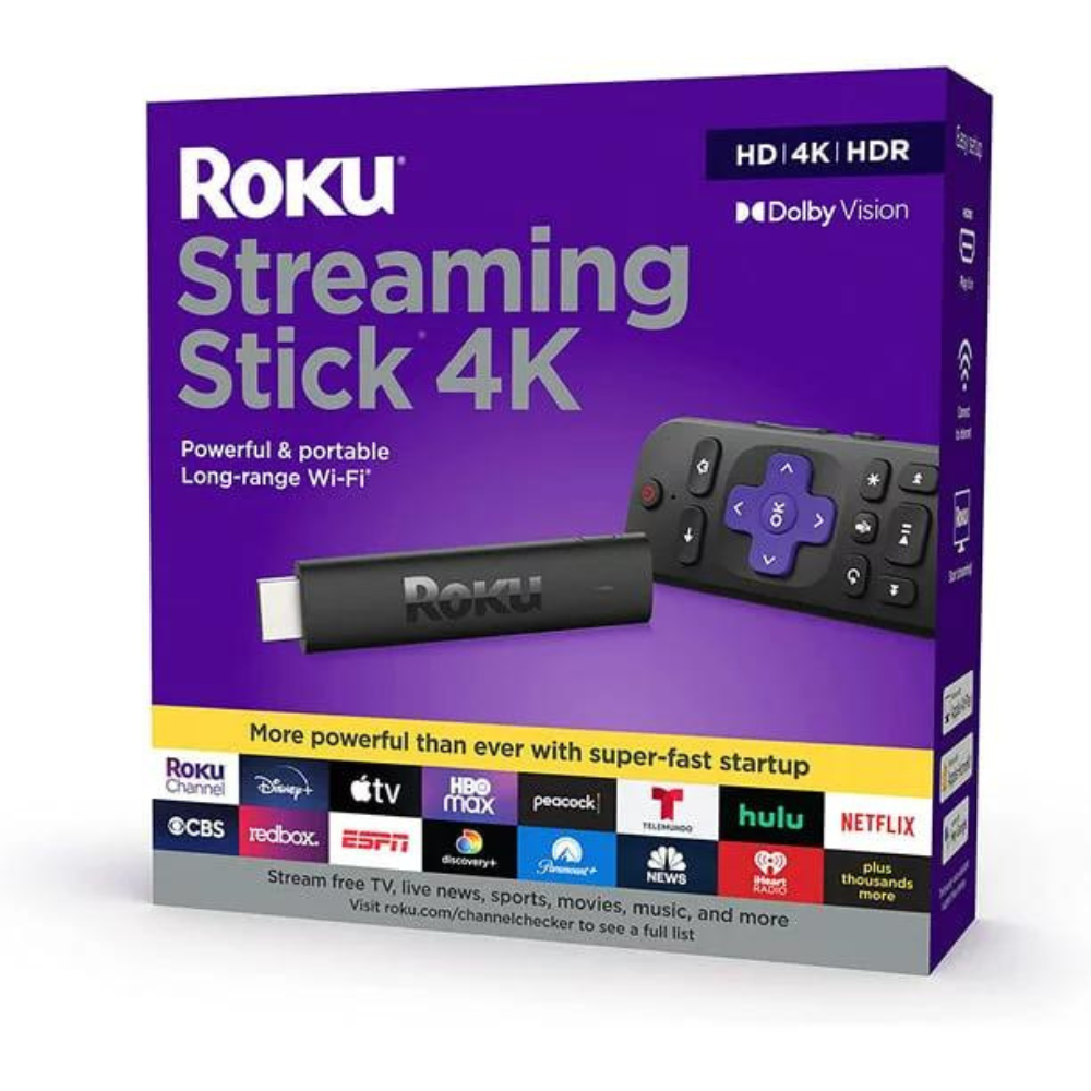 Roku Streaming Stick 4K. Streaming Device 4K/HDR/Dolby Vision