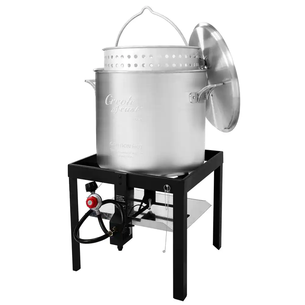 CreoleFeast 60 Qt. Seafood Boiling Kit With Strainer