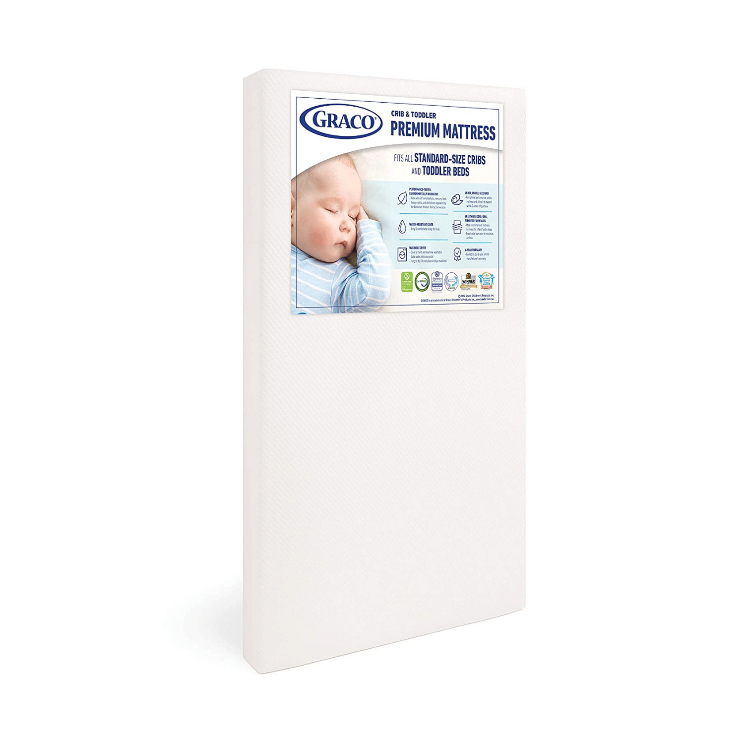 Graco Premium Foam Crib & Toddler Mattress. 2021 Edition