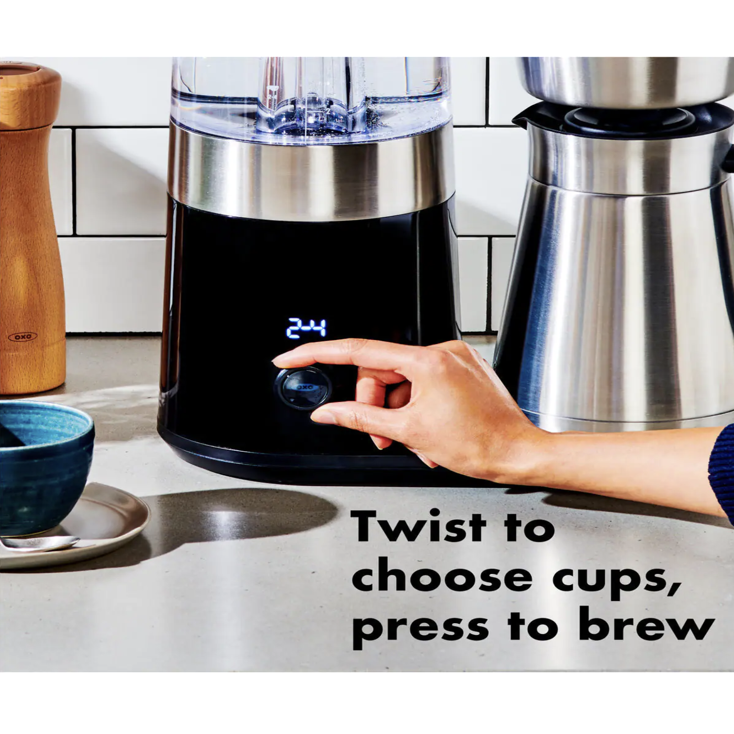 OXO 9-Cup Stainless Steel Drip Coffee Maker with Stainless Steel Carafe (8710100)