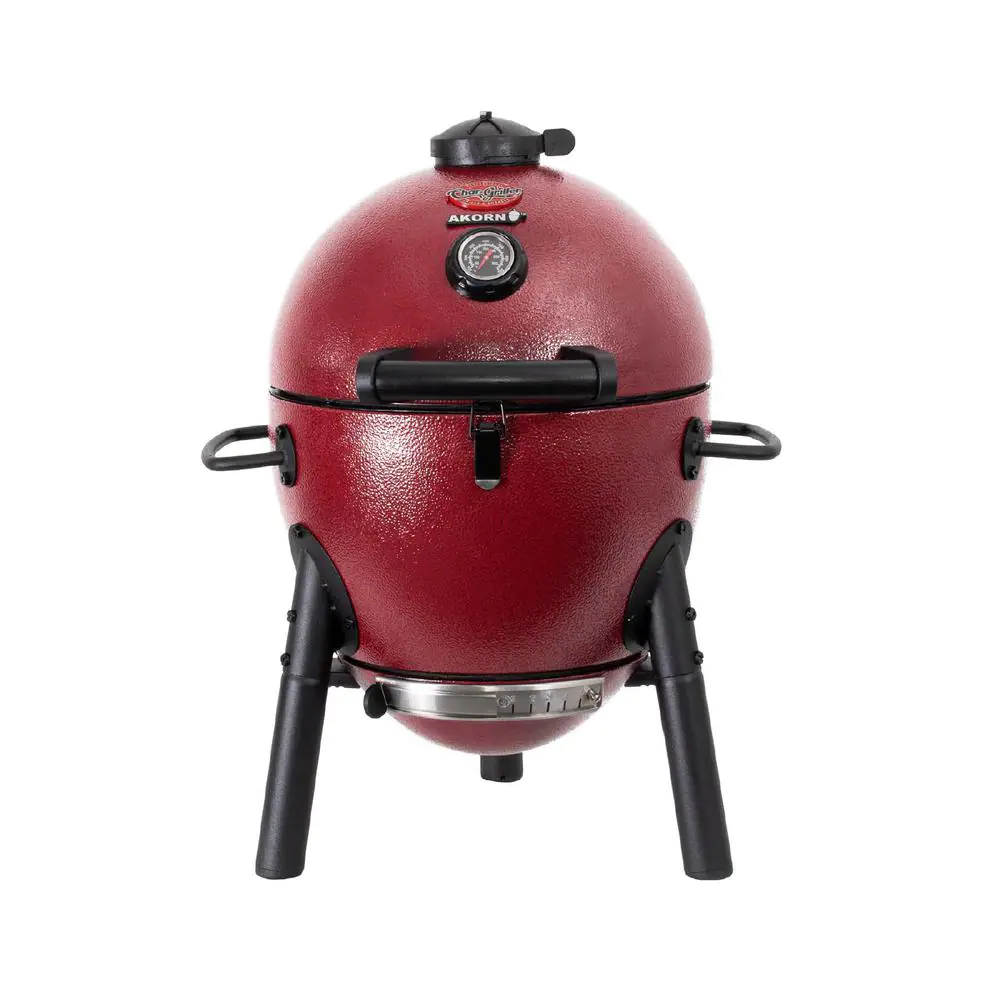 Char-Griller Akorn Kamado Jr. Charcoal Grill In Red