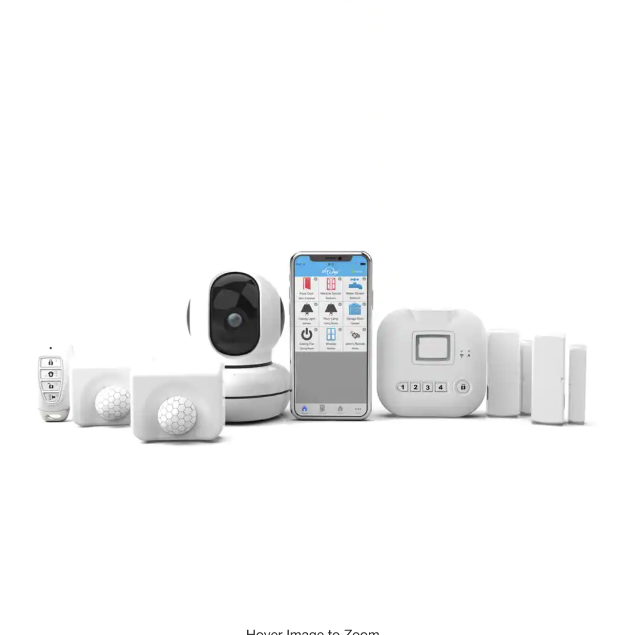 SkyLink Wireless Alarm. Camera Deluxe Security System - Echo Alexa and IFTTT Compatible