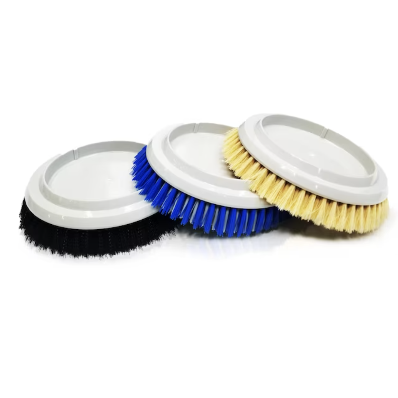 Prolux 12-in Scrub Floor Polisher Brush. Set of 3