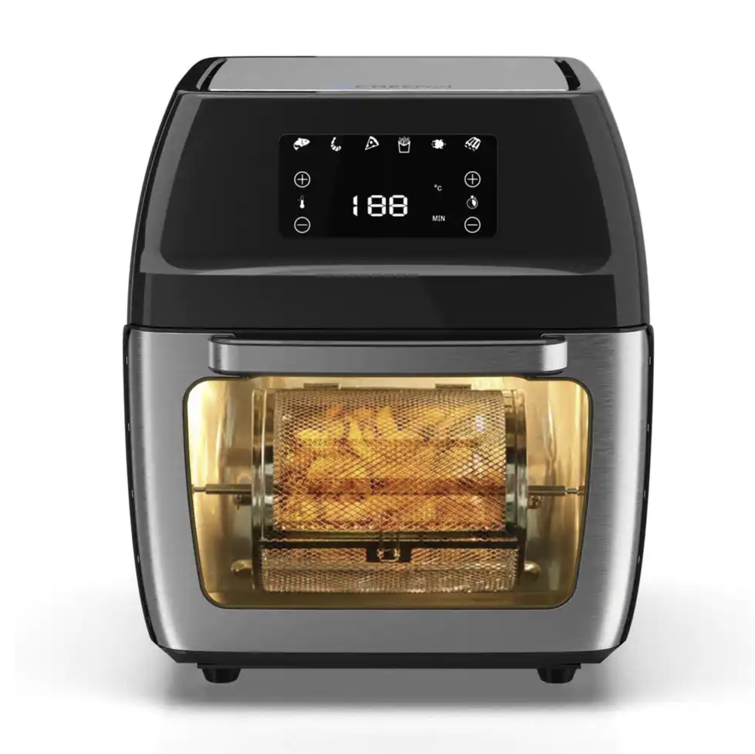 Drinkpod Chefpod Pro 13 qt. Stainless Steel Air Fryer Oven Digital Touchscreen with 18-Accessories