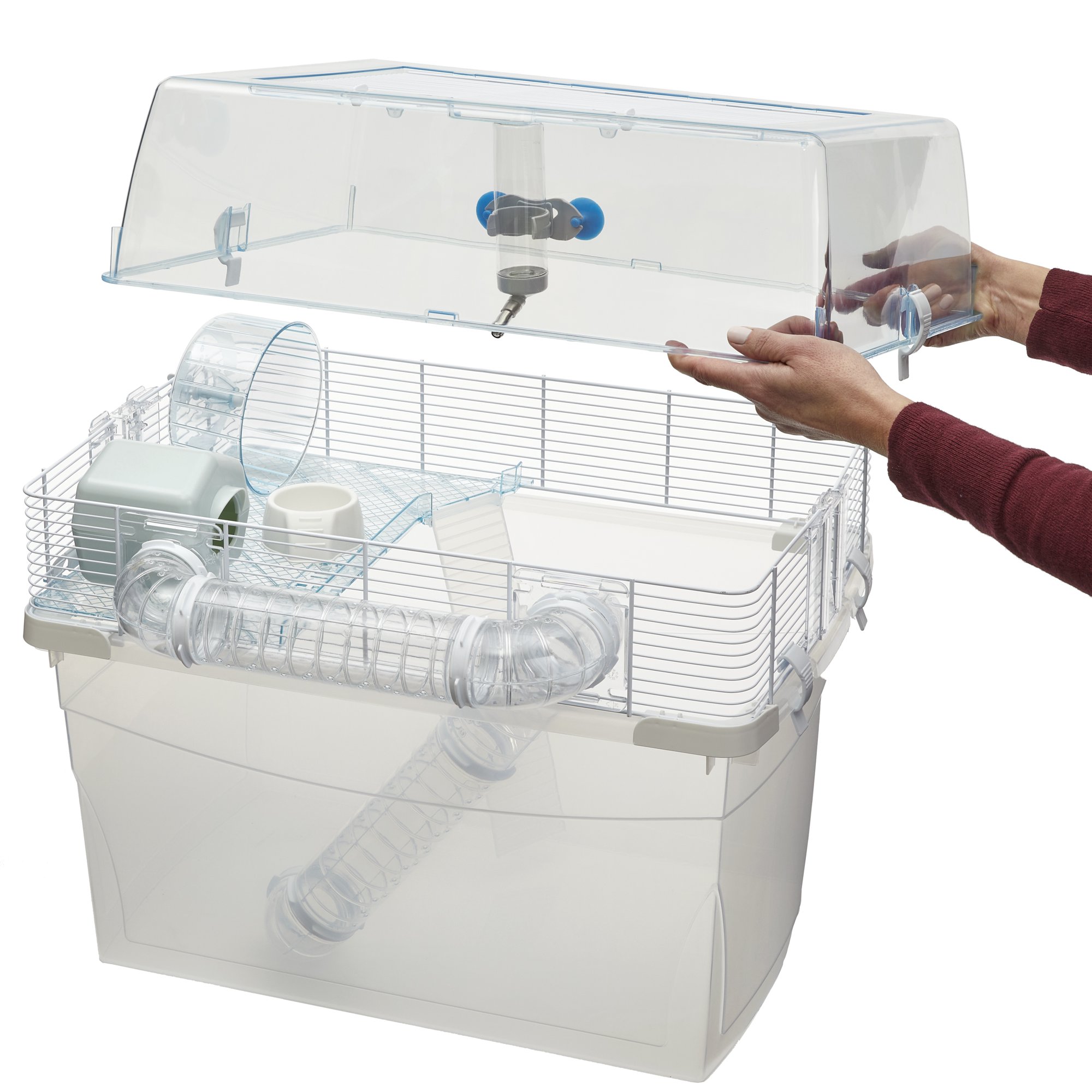 Ferplast Duna Space Hamster Cage Ideal for Gerbils & Hamsters. Includes All Accessories