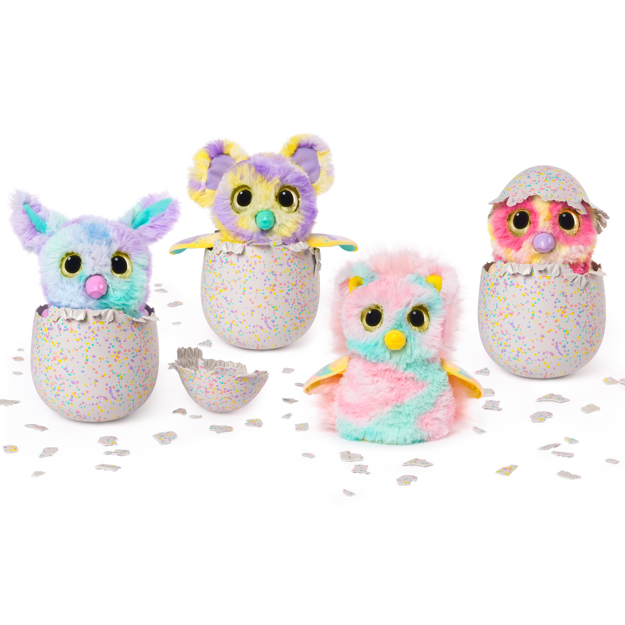 Hatchimals Mystery. Hatch 1 of 4 Fluffy Interactive Mystery Characters from Cloud Cove (Styles May Vary)