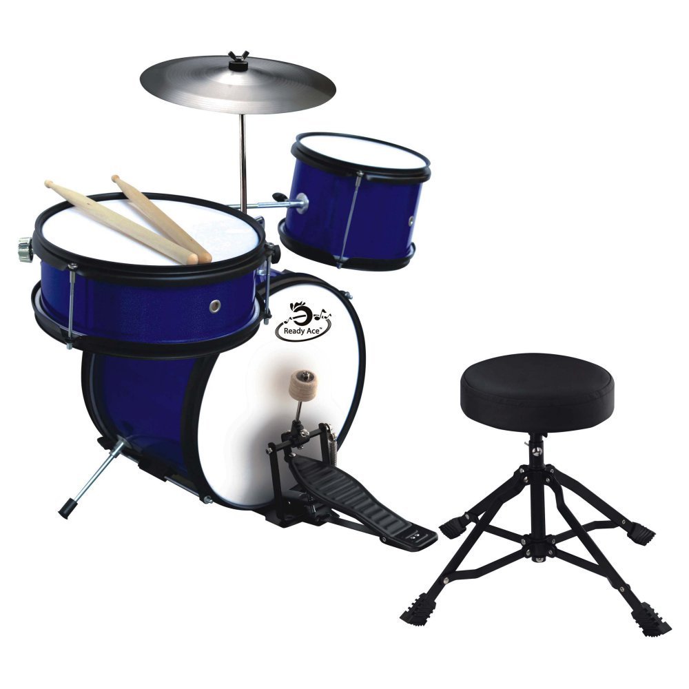 Ready Ace DS-5MB Toy Musical Instrument Drum Set - Ages 4 Years And Up