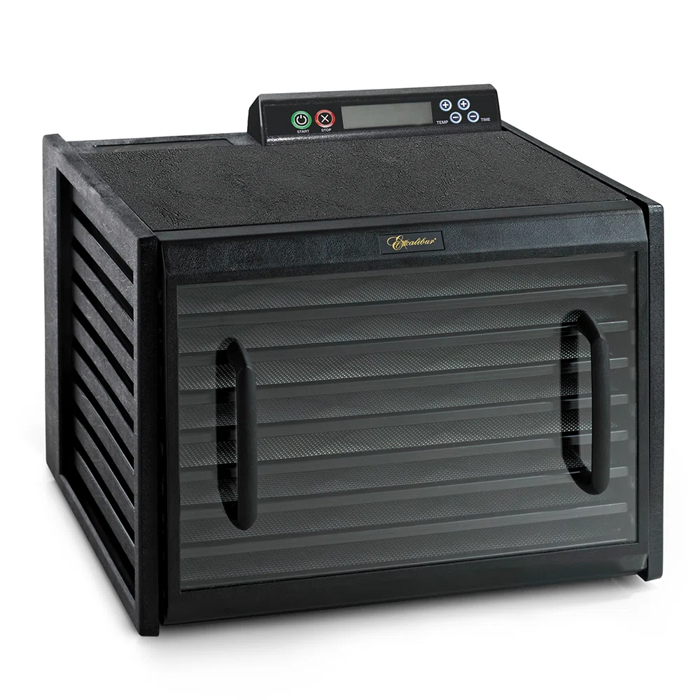 Excalibur 9 Tray Food Dehydrator With Digital 48-HR Timer. 3948CDB