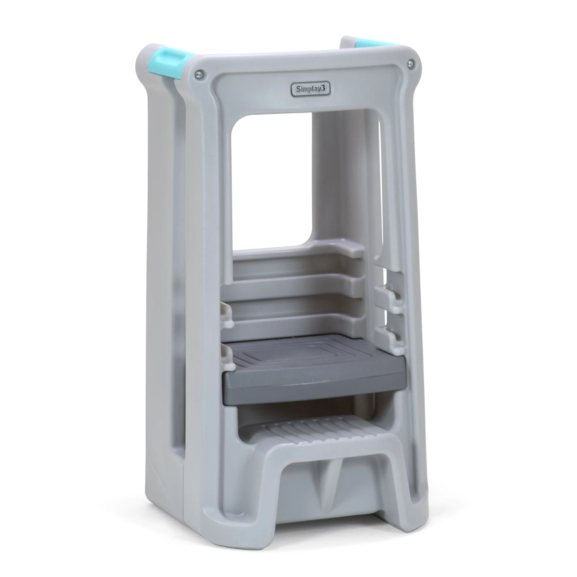 Simplay3 Toddler Tower Adjustable Stool. Gray