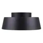 Canarm Jamison 13.75 in. 1-Light Matte Black LED Flush Mount
