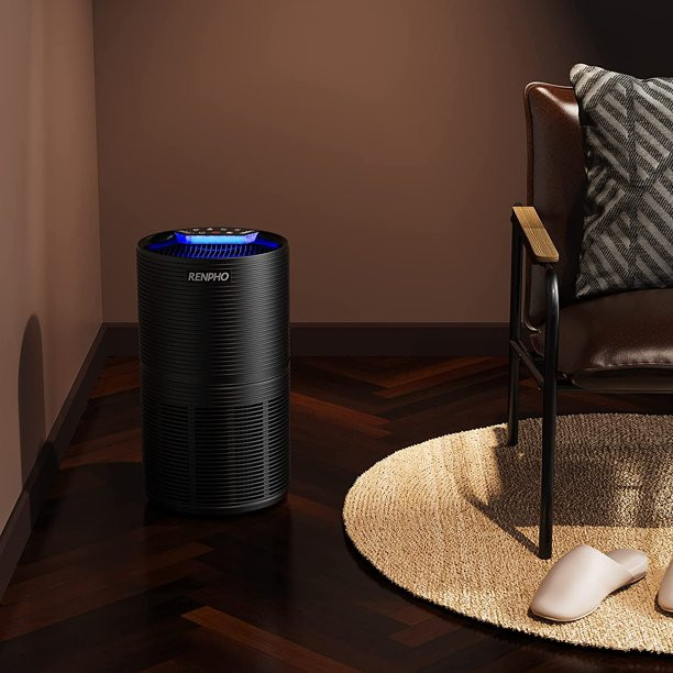 Renpho HEPA Air Purifier for Home Large Room 240 Sq.ft. H13 True HEPA Filter Air Cleaner