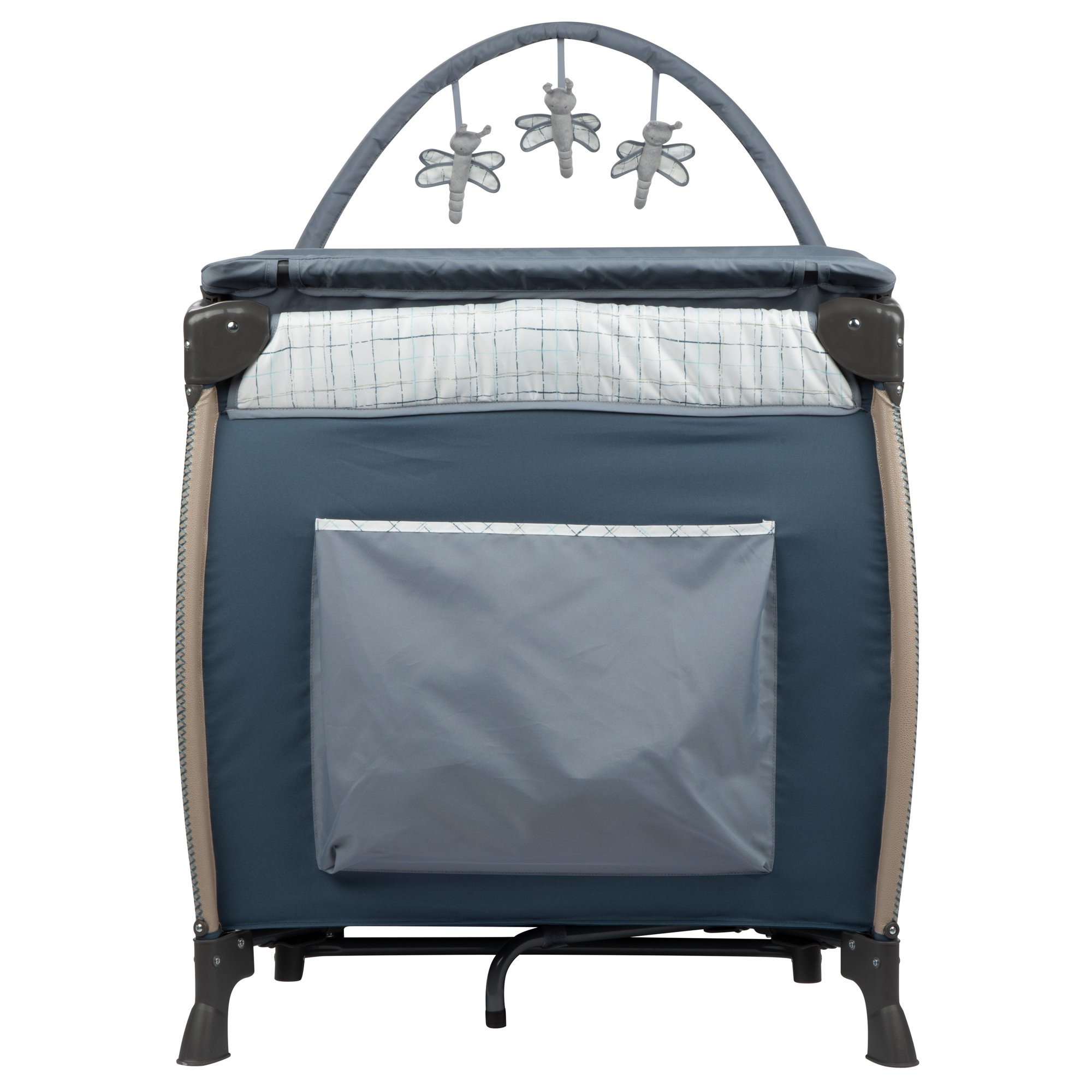 Monbebe Willow Rocking Play Yard with Full Size Bassinet. Plaid