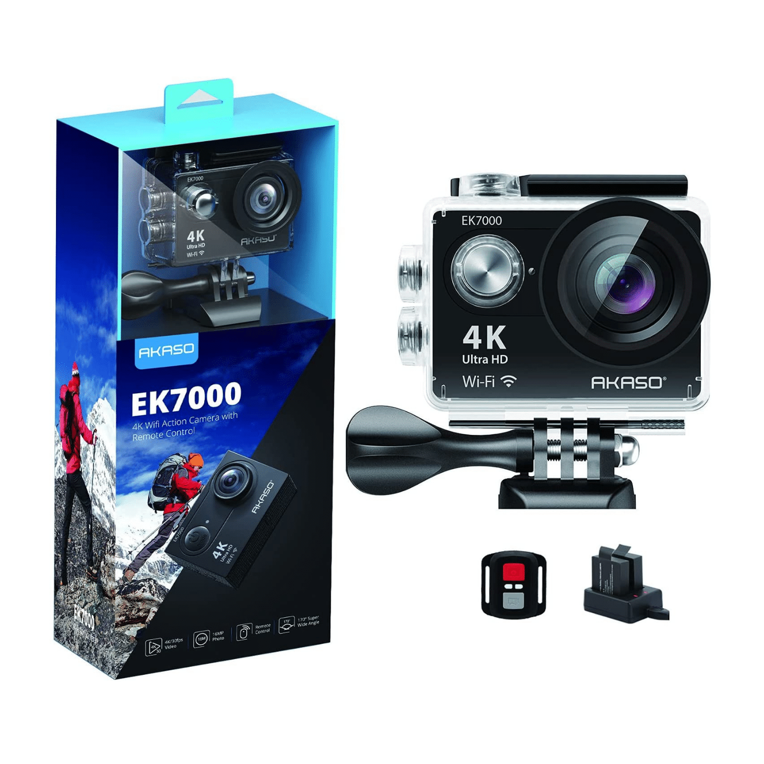 Akaso EK7000 4K30FPS Action Camera Ultra HD Underwater Camera