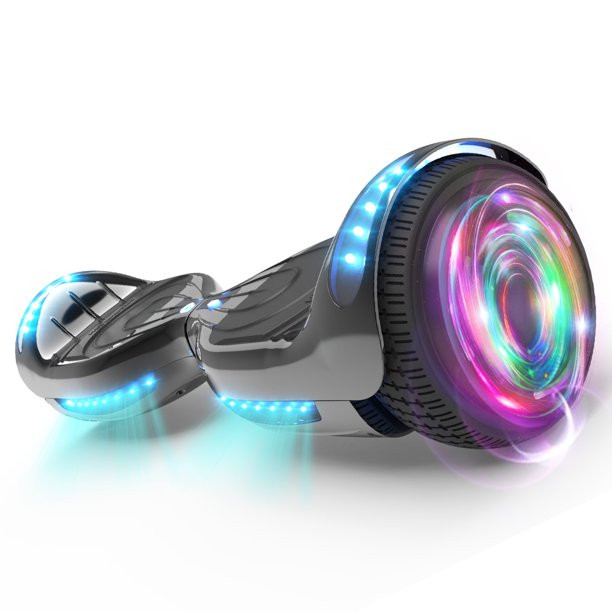 Hoverstar Flash Wheel Hover board 6.5 In. Bluetooth Speaker. Self Balancing Wheel Electric Scooter