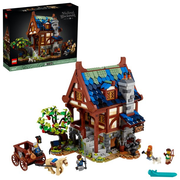 Lego Ideas Medieval Blacksmith 21325 Building Toy; Impressive Model for Adults (2.164 Pieces)