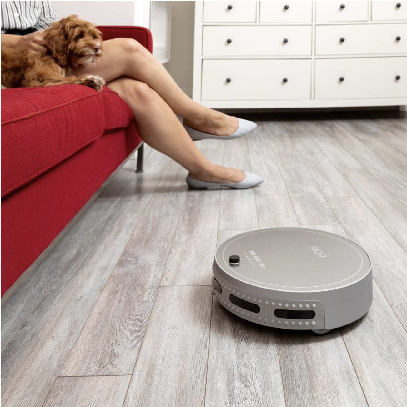 bObsweep Pet Robotic Vacuum Cleaner. Silver
