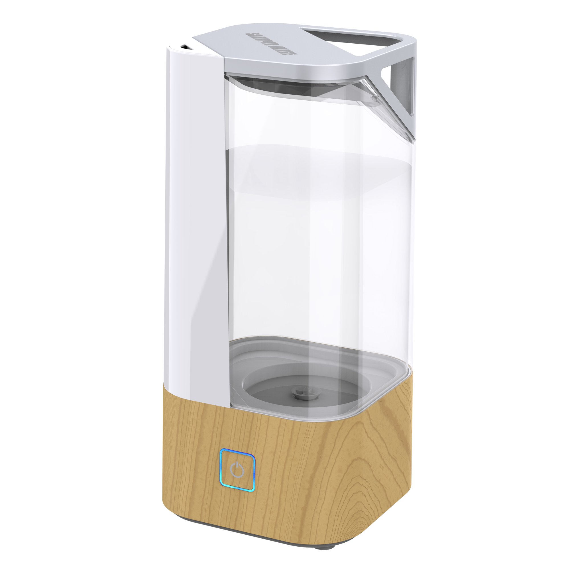 Sharper Image Ultrasonic Cool Mist Humidifier. 1 Gal.. Light Ash Woodgrain