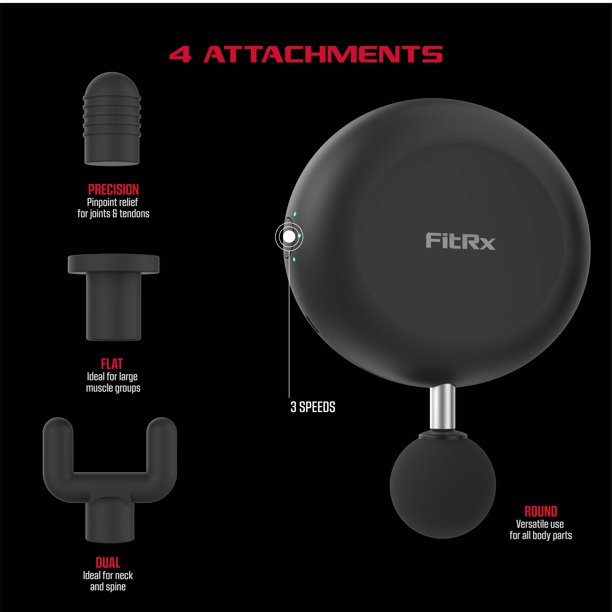 FitRx On-The-Go and Max-Mini Massager Massage Gun Set