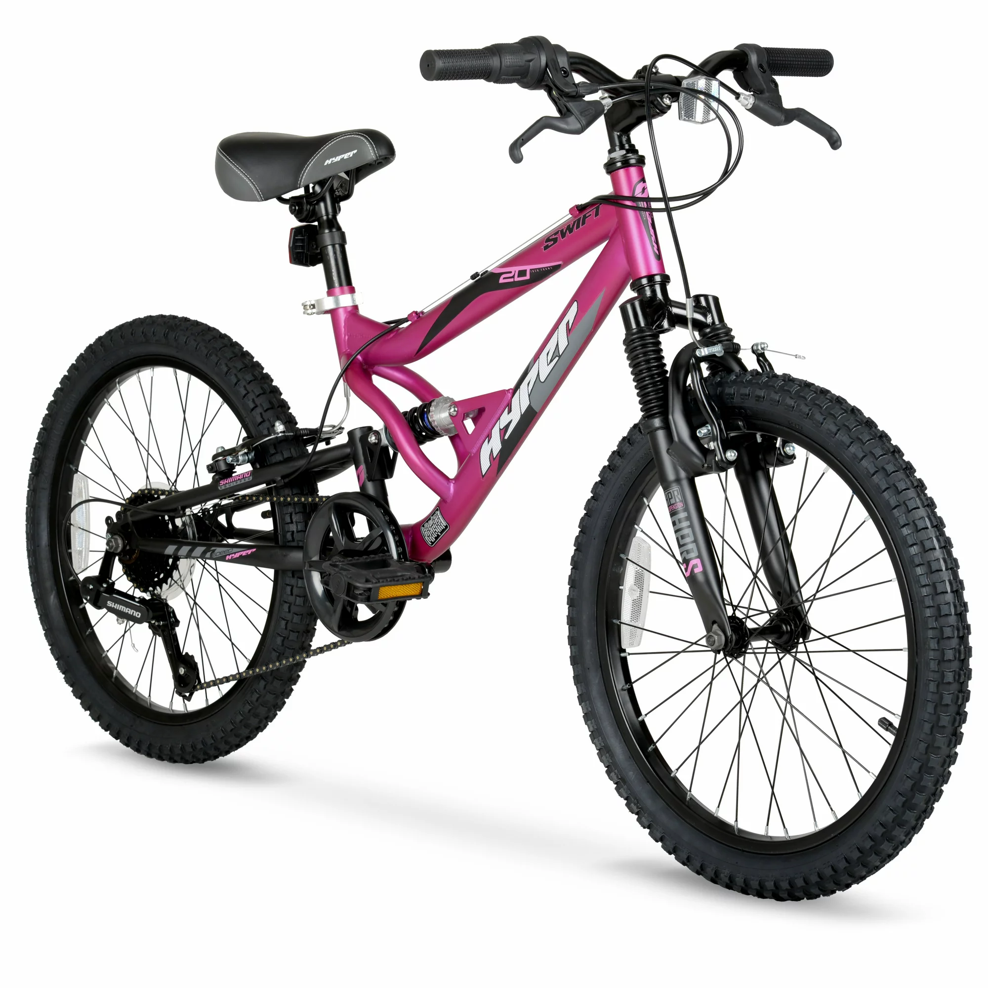 Hyper Bicycle 20 In. Girls Swift Mountain Bike. Magenta