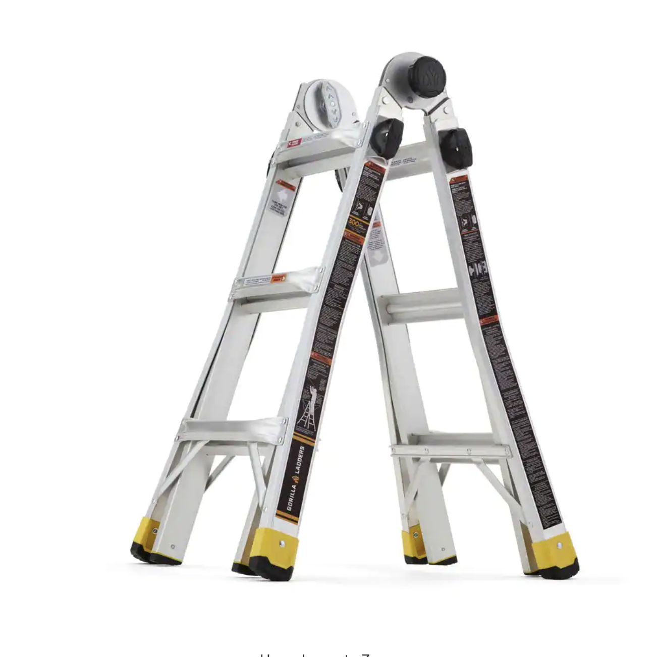 Gorilla Ladders 14 ft. Reach MPXA Aluminum Multi-Position Ladder with 300 lbs. Load Capacity