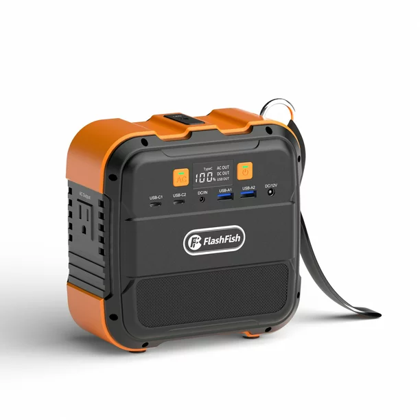 Flashfish 120W Portable Power Station. Flashfish 98Wh/26400mAh Solar Generator. Portable Generator