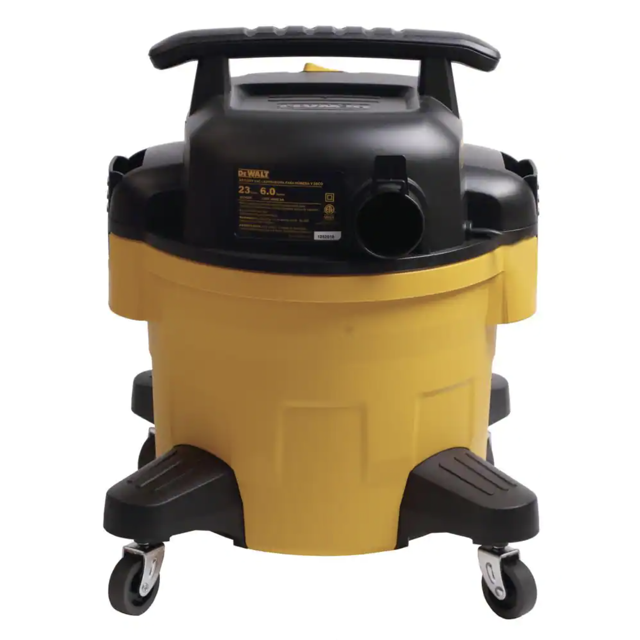 Dewalt DXV06P 6 gallon Poly Wet/Dry Vacuum. Yellow