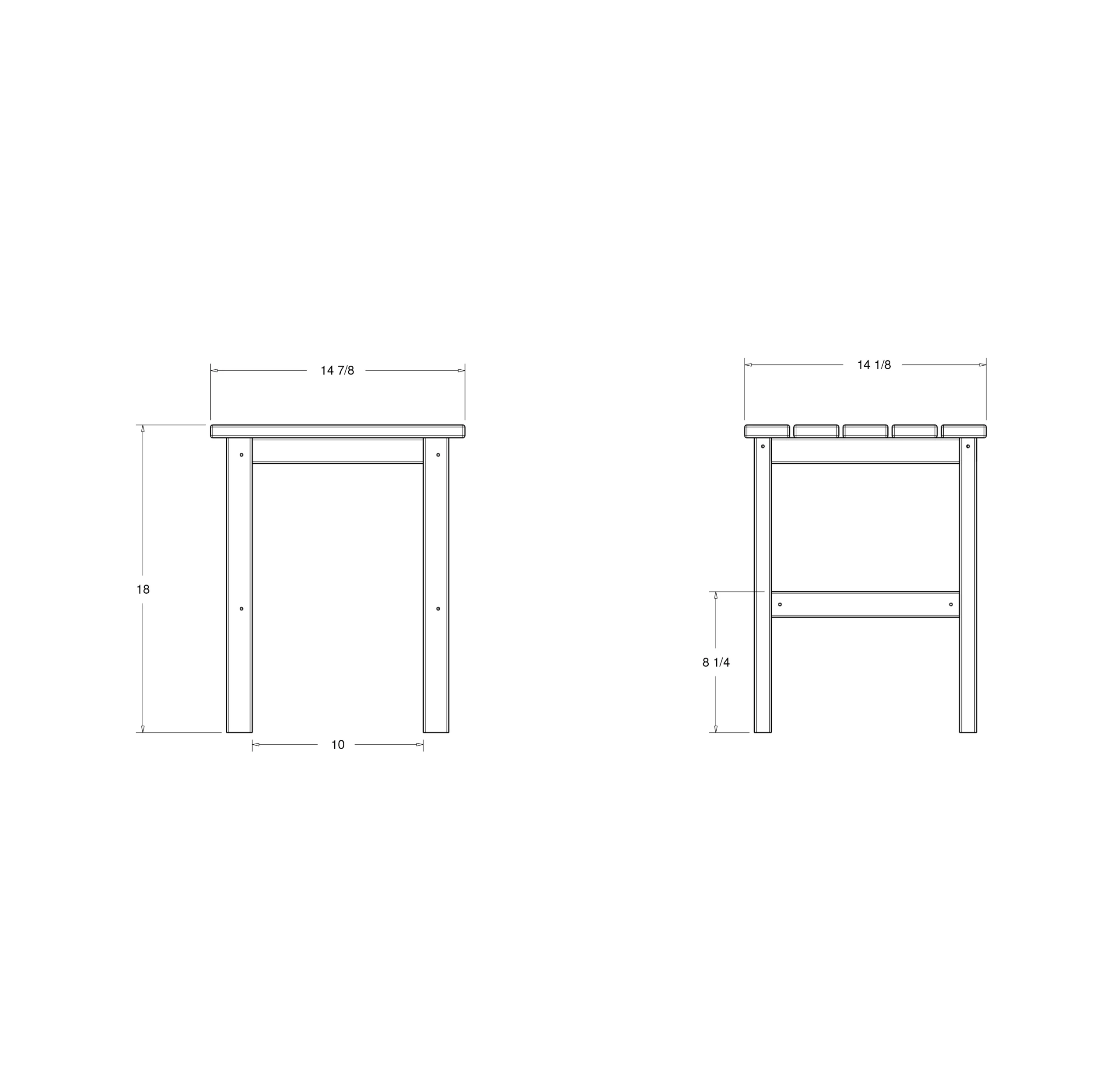 Three Posts Royal Blue Hartington Folding Adirondack Chair with Table and Ottoman