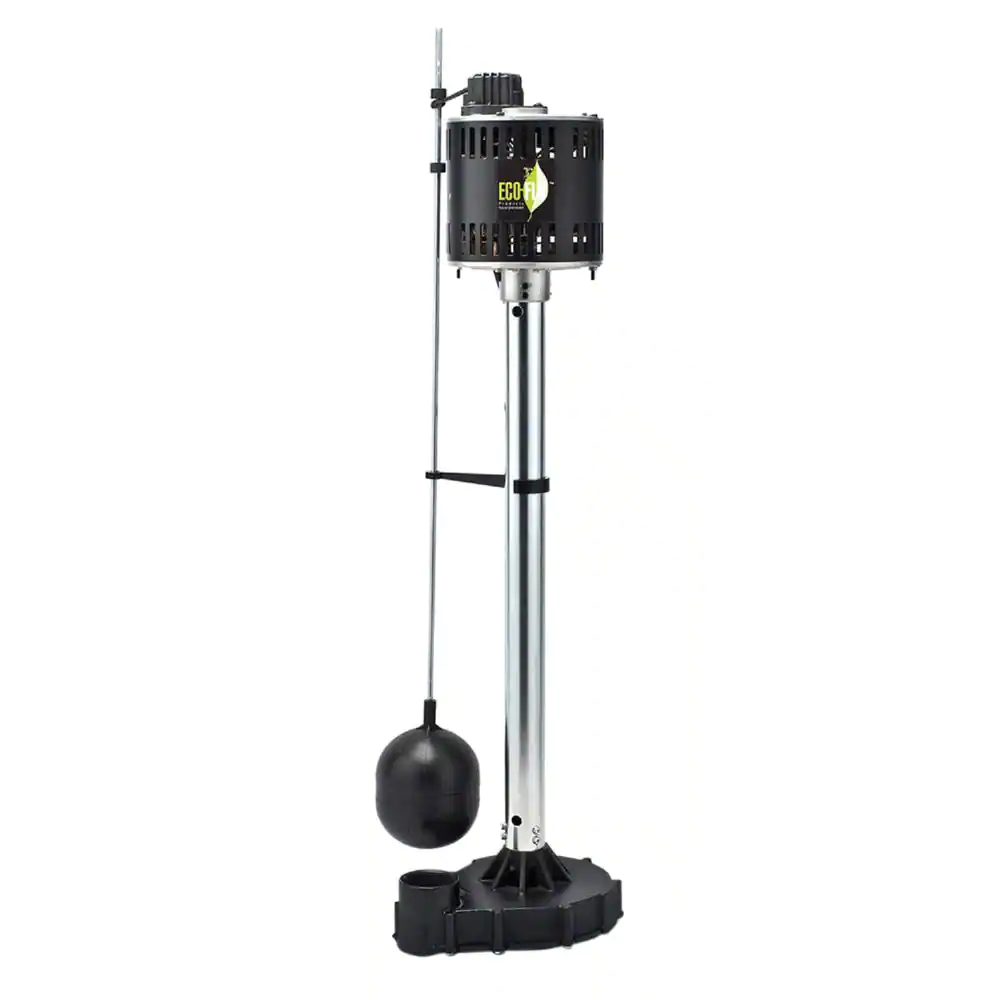 Eco Flo 1/2 HP Cast Iron Pedestal Sump Pump