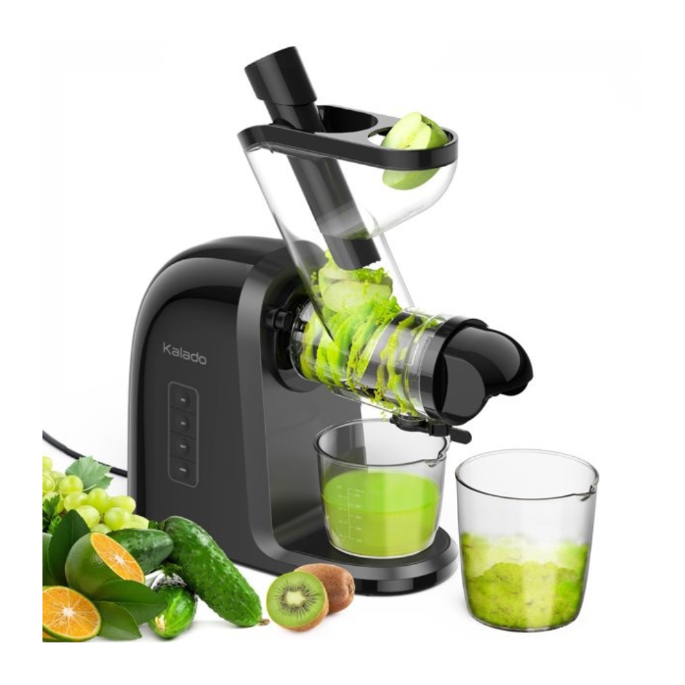 Kalado Slow Masticating Juicer. Kalado 200W Power Cold Press Juicer. BPA-FREE With Quiet Motor
