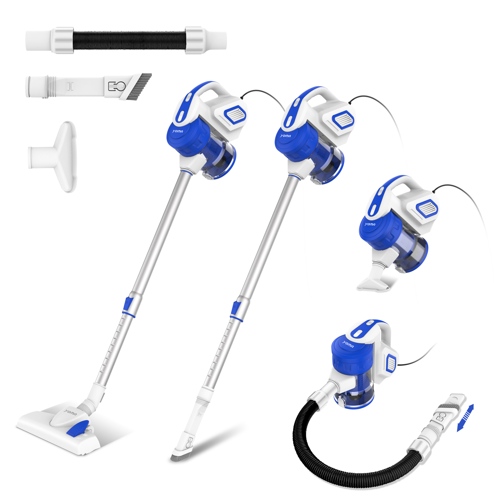 Yoma Corded Vacuum Cleaner. 18KPA Powerful Suction 600W Corded Lightweight Handheld Vacuum