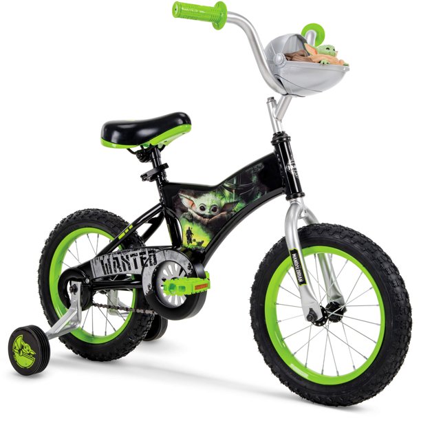 Huffy Star Wars Grogu 12-inch Bike For Boys. Black