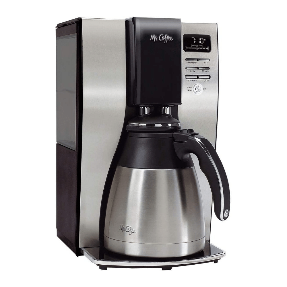 Mr. Coffee 10 Cup Thermal Carafe Coffee Maker. Optimal Brew System. Black/Stainless Steel